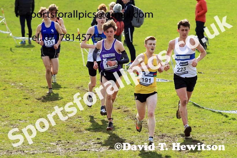 Mens Under-20s 2022 CAU Inter Counties Cross Country, Prestwold Hall, Loughborough.  Photo: David T. Hewitson/Sports for All Pics